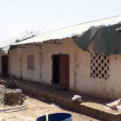 Five abandoned classrooms